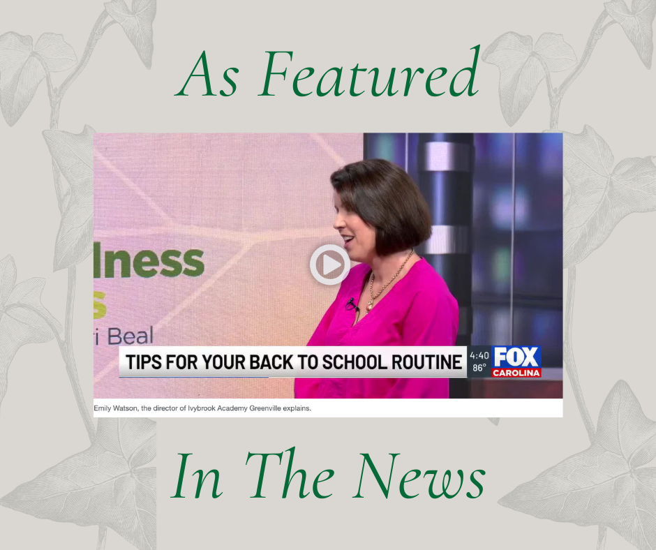Ivybrook Academy in Greenville Featured on FOX Carolina